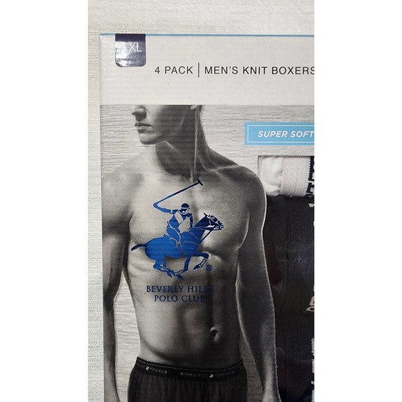 Beverley hills polo club men's knit boxer XXL - Picture 5 of 6